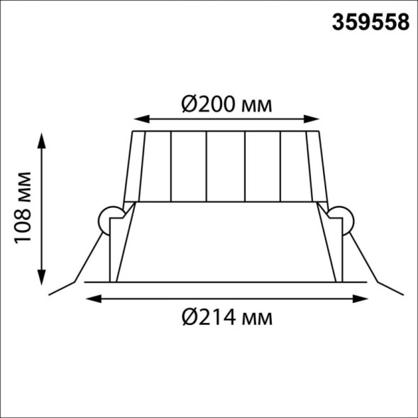 Точечный влагозащищенный светильник Novotech CLARA 359558