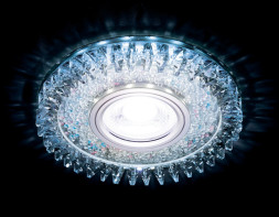 Встраиваемый точечный светильник Ambrella Light Crystal LED S389 CH