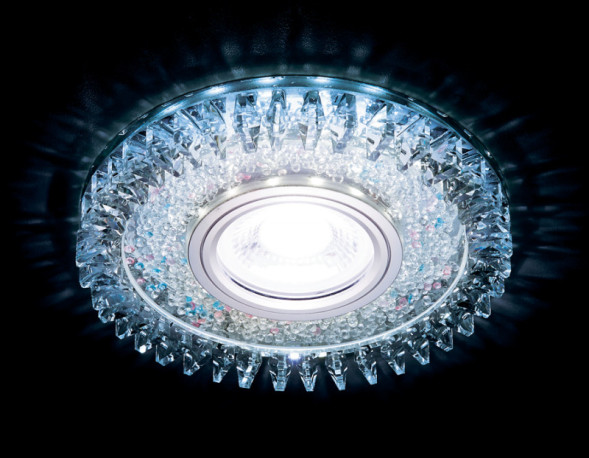 Встраиваемый точечный светильник Ambrella Light Crystal LED S389 CH