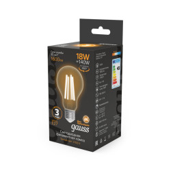 Светодиодная лампа Gauss 102902118 18W 220V 1600lm E27 белый (теплый)