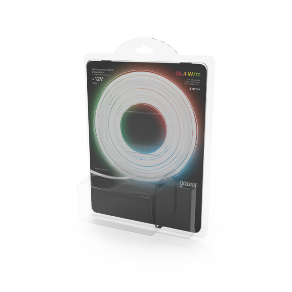 Лента Gauss LED 2835/60-SMD 312000444 72W 12V 660lm RGB IP20