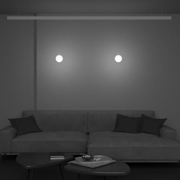 Магнитный трековый светильник Maytoni Technical luna TR039-2-5W4K-W