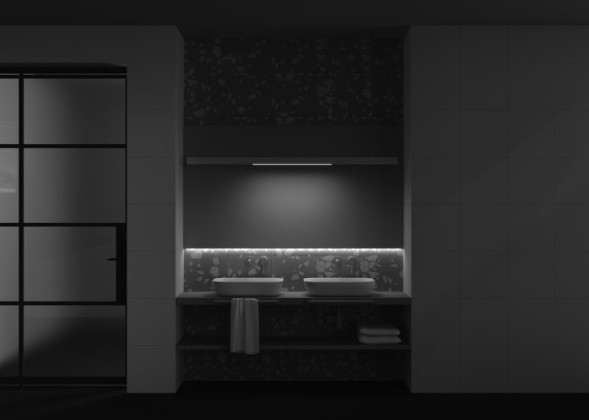 Магнитный трековый светильник Maytoni Technical BASIS TR030-4-24WTW-DD-W