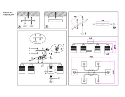Потолочная люстра Ambrella Light TR303207 Traditional