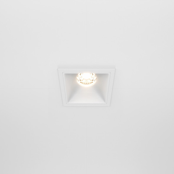 Встраиваемый точечный светильник Maytoni Technical Alfa LED DL043-01-10W3K-SQ-W