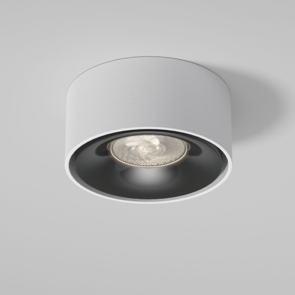 Встраиваемый точечный светильник Elektrostandard 25095/LED 10W 4000K белый/черный
