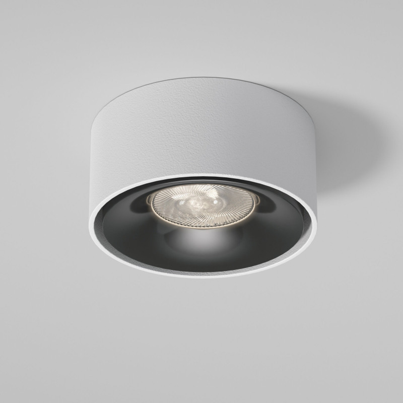 Встраиваемый точечный светильник Elektrostandard 25095/LED 10W 4000K белый/черный