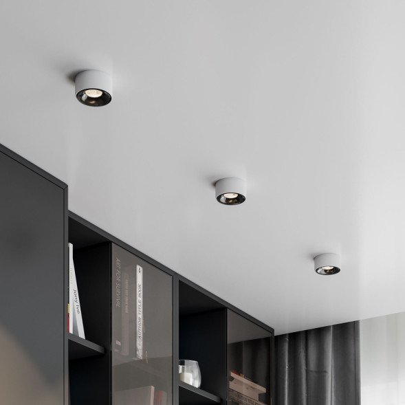 Встраиваемый точечный светильник Elektrostandard 25095/LED 10W 4000K белый/черный