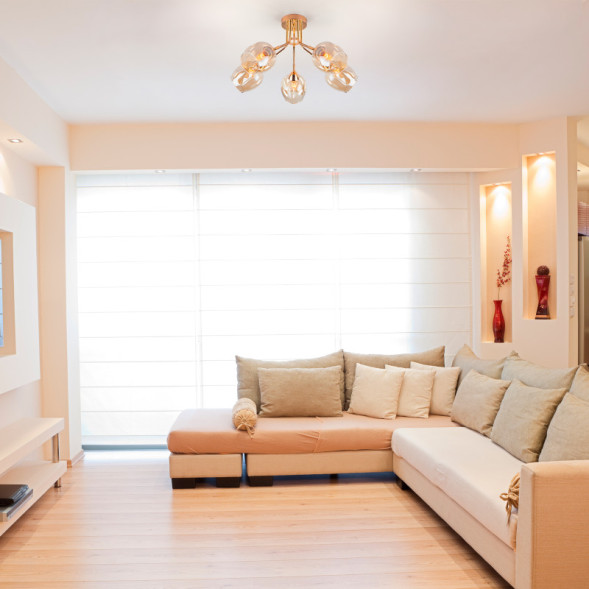 Люстра на штанге Eurosvet Marci 30164/5 золото