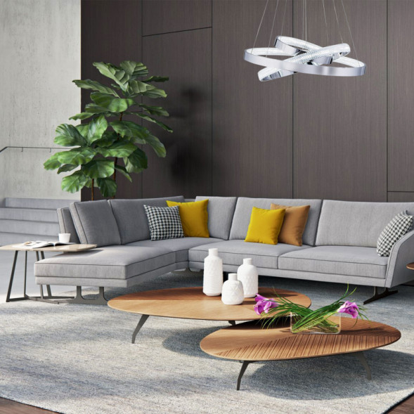 Подвесная люстра Eurosvet Smart Posh 90276/3 хром Smart