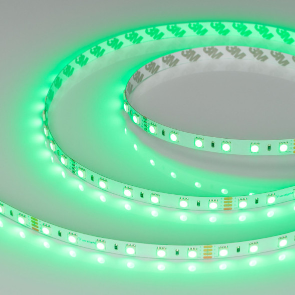 Лента Arlight RT-B60-10mm 5060 010367(2) 72W 24V 2400lm RGB IP20