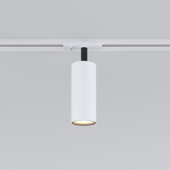 Трековый светильник Elektrostandard Diffe белый/черный/10W 4200K (85152/01) однофазный