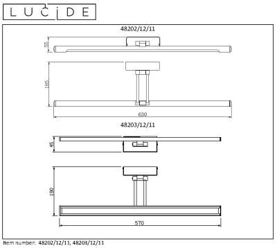 Светильник для картин и зеркал LUCIDE ERWAN 48203/12/11
