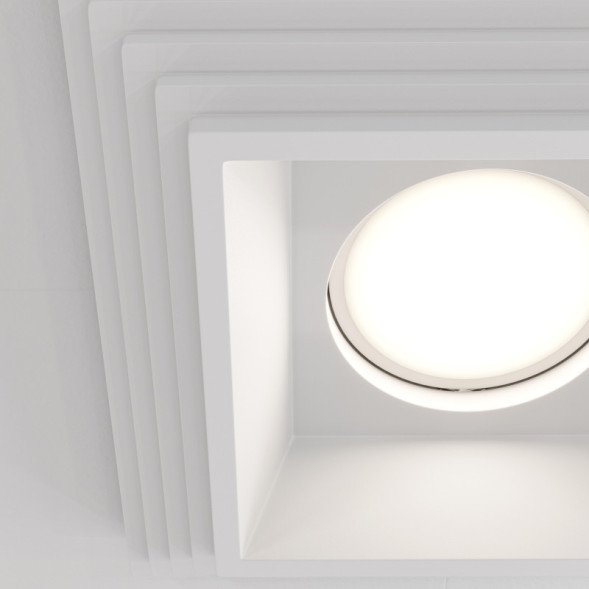 Встраиваемый точечный светильник Maytoni Technical DL005-1-01-W-1 Gyps Modern