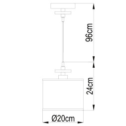 Подвесной светильник ARTE Lamp Furore A3990SP-1CC