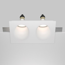 Встраиваемый точечный светильник Maytoni Technical Gyps Modern DL002-1-02-W