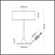 Настольная лампа Odeon Light Modern 5064/2T