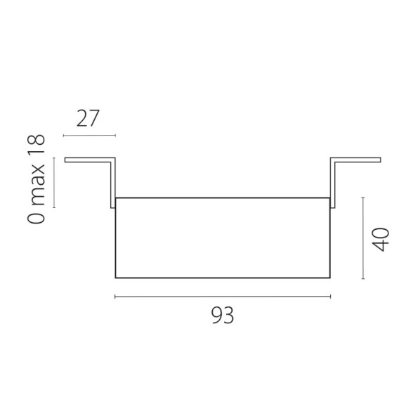 Точечный встраиваемый светильник Lightstar Domino G214606WMOD