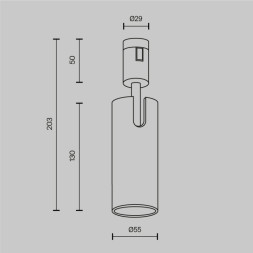 Трековый светодиодный светильник Maytoni Technical FOCUS LED TR144-1-12W3K-W-PT