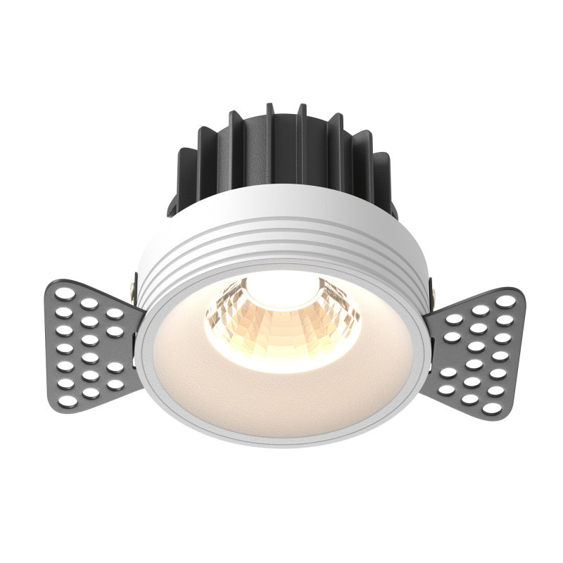 Встраиваемый точечный светильник Maytoni Technical ROUND DL058-12W3K-TRS-W