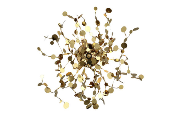 Бра Crystal Lux GARDEN GARDEN AP-PL3 D400 GOLD