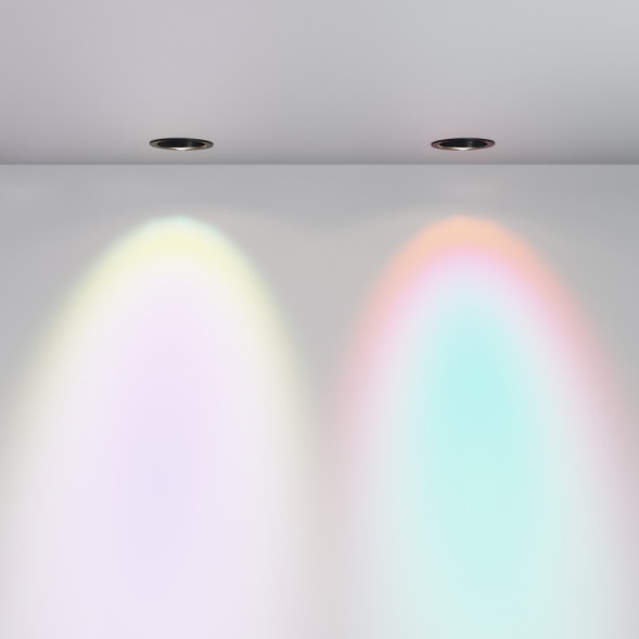 Точечный влагозащищенный светильник Maytoni Technical DL105-12W4K-B Lens