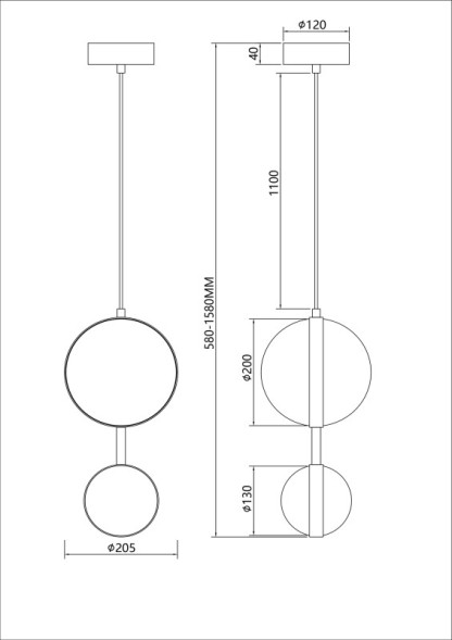 Подвесной светильник Favourite Asterismo 4448-2P