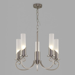Подвесная люстра Eurosvet Banci 60117/5 никель