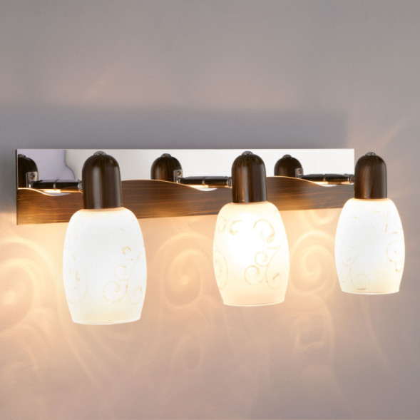 Спот Eurosvet Andre 60301/3 хром/венге