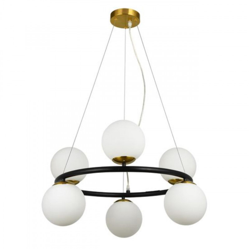 Подвесная люстра ARTE Lamp Alcor A2224SP-6BK
