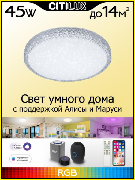 Потолочный светильник Citilux Альпина CL718A40G