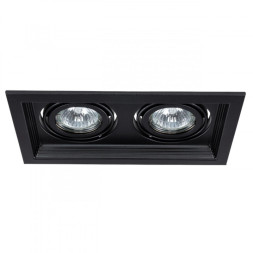 Встраиваемый точечный светильник ARTE Lamp CANIS A6661PL-2BK