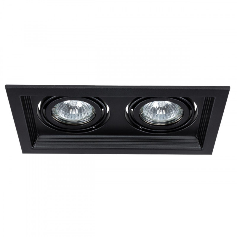 Встраиваемый точечный светильник ARTE Lamp CANIS A6661PL-2BK