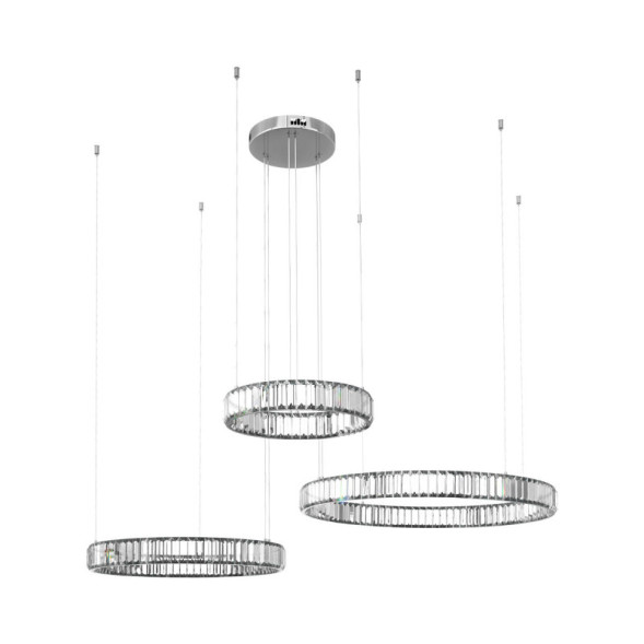 Подвесная люстра LOFT IT Crystal ring 10135/3 Chrome