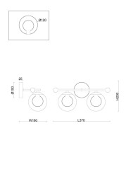 Бра Freya FR5262WL-02BS LUMOS