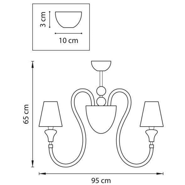 Люстра на штанге Lightstar OTTO 809086