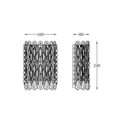 Бра Vele Luce Marisa 255 VL3113W02
