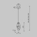 Подвесной светильник MODELUX 89131.1 MS.89131.1 GD