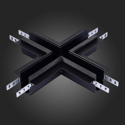 Коннектор для шинопровода ST-Luce Track Black magnet in ГКЛ 12мм ST007.400.12
