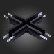 Коннектор для шинопровода ST-Luce Track Black magnet in ГКЛ 12мм ST007.400.12